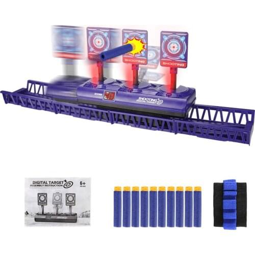 DIY High Precision Scoring Auto Reset Electric Target For Nerf Gun-Accessories Toys For Outdoor Fun Sports New Year Gifts