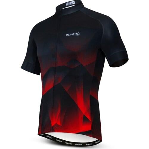 2020 cycling jersey Men Mountain Bike jersey MTB Bicycle Shirts Road cycle Tops Sport racing Ropa Ciclismo male black red summer