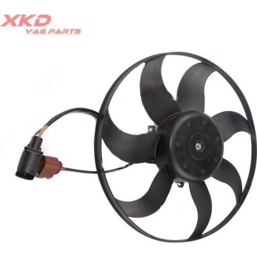 Left Big 360 mm 300 W Air Conditioning Cooling Fan Assembly Fit For V-W Rabbit Jett-a Golf Passat B6 Au-di A3 TT 3C0 959 455 F