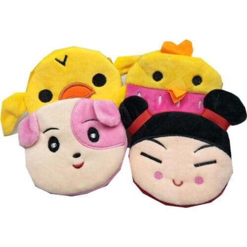 M362 Cartoon Lovely Plush Girl Small Chicken Dog Coin Purse Wallet Card Bag Girl Women Student Gift Wholesale