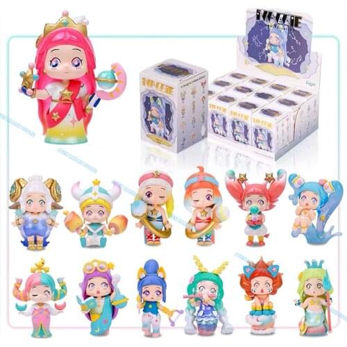 Maggie 12 Constellations Blind Box Toys Figures Action Surprise Box Guess Blind Bag Toys for Girls Caja Sorpresa Birthday Gift