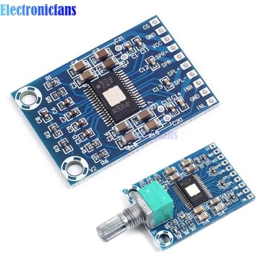 XH-M562 TPA3116D2 TPA3116 Mini Digital Audio Amplifier D Class Power Amplifier Board Module DC 12-24V 2x50W 50W+50W Dual Channel