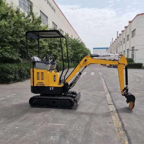 1.7 Ton Mini Digger HT17 Hydraulic Excavator Device Garden Farm Excavator Earth Excavation Equipment 1.7 ton excavator
