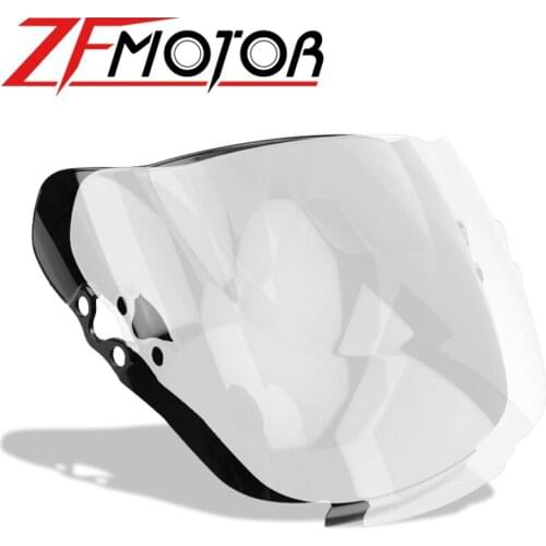 Motorcycle Smoke ABS Windshield WindScreen Double Bubble For Honda CBR600 F2 1991 1992 1993 1994