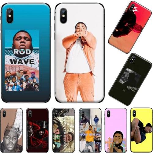 Babaite rod wave Rap art Black TPU Soft Phone Case Cover For iphone 5 5s 5c se 6 6s 7 8 plus x xs xr 11 pro max