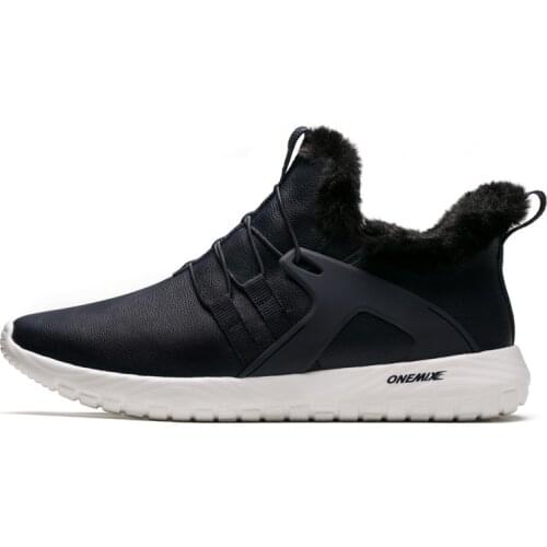 ONEMIX luxury man sneakers Trainers Lined Winter Snow Boots Ankle-High Warm Waterproof Comfortable Sport Shoes Cold Resistance