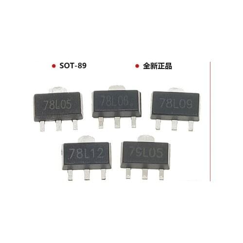Qixinruite 100PCS/LOT 100% SOT-89 SMD Transistor 78L05 78L06 78L08 78L09 78L12 79L05 79L06 79L08 79L09 79L09 79L12