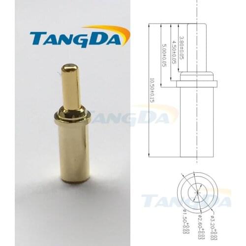 Tangda pogopin 3.2*10.5 mm probe Spring Thimble Connectors Conducting needle Electrode Charge 2A (Can be customized)