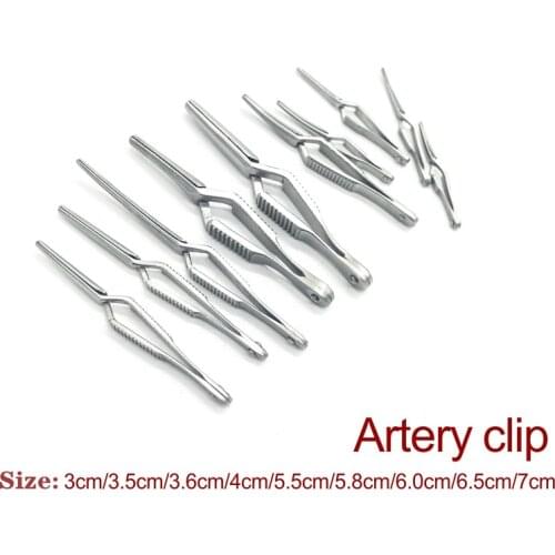 Veterinary Arterial venous clamping micro-device clip-down device temporary blocking clip Surgical Instruments