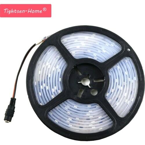Ws2811 led strip 5050 SMD RGB string Addressable 30 leds/m Led Pixels External 1 ic control 3 Leds 5m DC12V No need controller