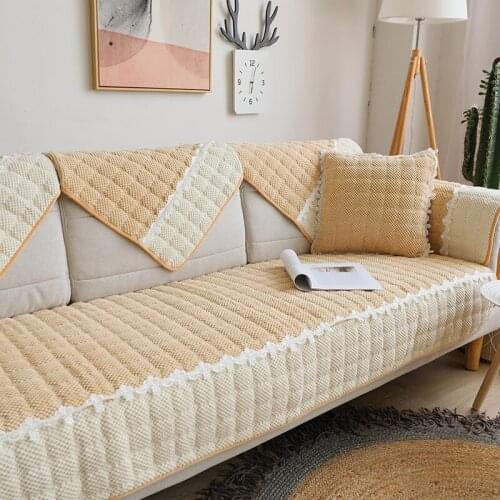1 Piece Non-slip Sofa Cover Protector Synthetic Hair Decorative Sofa Towels Funiture Protectors Home Textiles Almofada Sofa Case