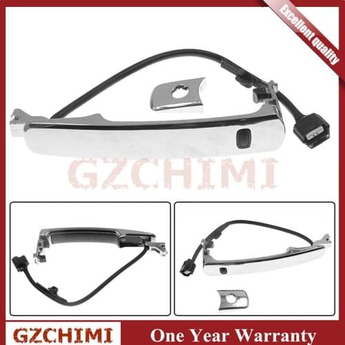 80640-CZ31B 80640CZ31B 80645-CA000 80645CA000 NEW Front Left Outside Chrome Door Handle Smart Entry for 2010-2013 Nissan Rogue