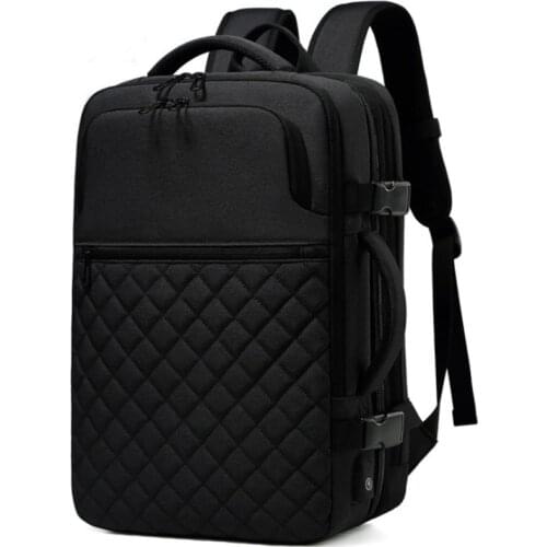 Wear resistant breathable men backpack waterproof business travel computer large backpacks can expand laptop school bag man bags