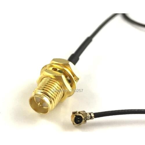 1pcs Mini Pci iPx Antenna Cable Ipex U.fl to rp-Sma Female Connector Coaxial Cord RF 1.13 15cm