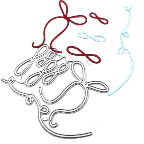 MT Craft Metal Cutting Dies Bow Ribbons Scrapbooking Photo Album Decorative Embossing Stencils Paper Card Crafts Die Cuts