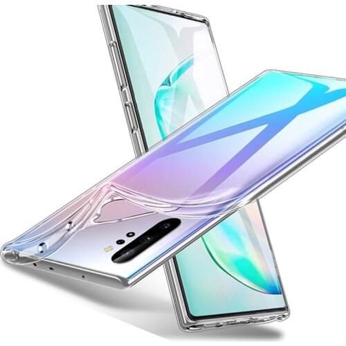 SUREHIN cover for Samsung galaxy Note 10 Plus case soft silicone A70 A50 A40 A30 A20 S11 S10+ 9 8 clear transparent note 10 case