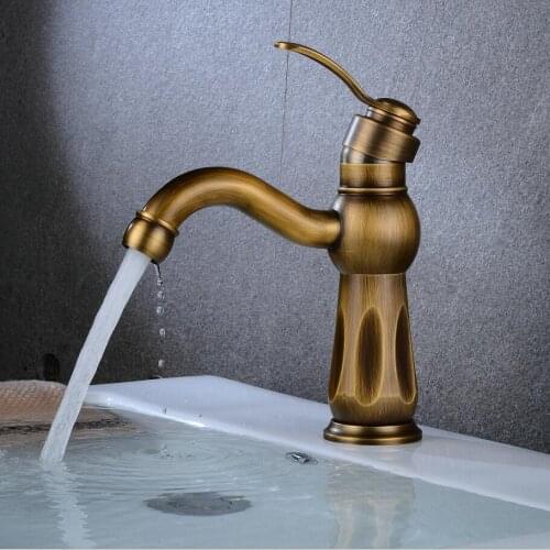 Vidric Total brass Basin Faucet Five colos wash faucet hot and cold basin crane single lever bathroom basin sink mixer tap