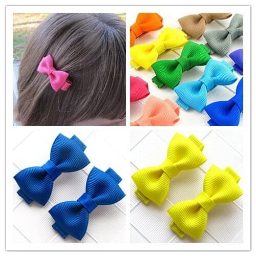 Bowknot kids baby children hair clip bow pin barrette hairpin accessories for girls ribbon hair bow ornaments hairgrip hairclip