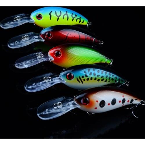 10pcs Crankbait 14g Fishing bait 10cm Bass Spinner Fishing Lures 5 Colors fishing tackle
