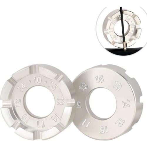 5Pcs Bike Spoke Nipple Wrench Bikes 8 Way Spoke Nipple Key Wheel Rim Wrench Key Bicycle Accessory Stainless Steel Repair Tool