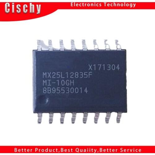 5pcs/lot MX25L12835FMI-10G MX25L12835FMI MX25L12835F 2.7V-3.6V SOP-16 HENGXING original In Stock