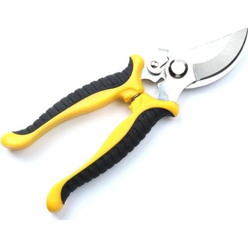 8 Inch Gardening Pruning Shears Stainless Steel Bonsai Flower Cultivating Snip Scissors Cutting Tool Gardening Plant Clippers