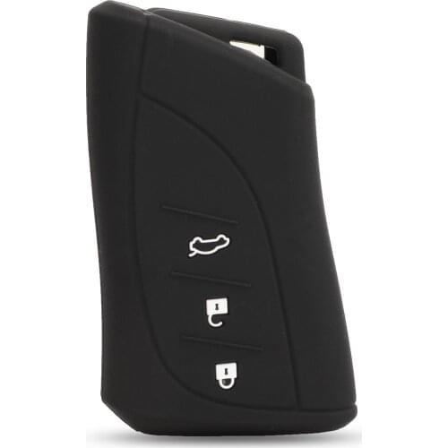Bilchave 3 Buttons Silicone Remote Car Key Case Cover Fob For Lexus ES300h ES200 UX250h LS350 LS500h ES350 ES260 2018