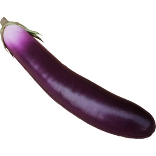 Realistic Eggplant Artificial Plastic Fake Vegetable Simulation Foods