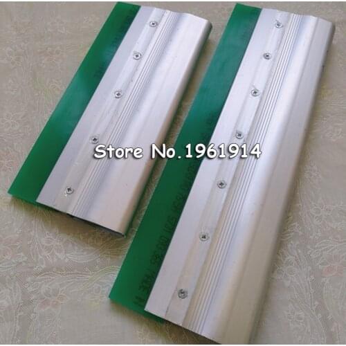 Wear-proof Silk Screen Printing Squeegee Blade With Aluminum Alloy Handle DIY Silkscreen Printing Ink Rubber Scraper Board Tools