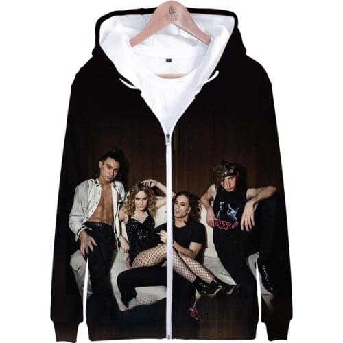 Fashion Ltaly Band Maneskin 3D Printed Autumn Winter Holiday Passionate Style Men/Women Streetwear Style Zip Hooded HIP HOP