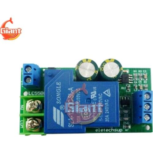 12V 30A High Power Water Level Automatic Controller Liquid Sensor Switch Module Motor Pump Automatic Control Relay Board