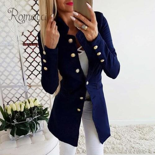 Женские пальто с воротником Romacci China At AliExpress