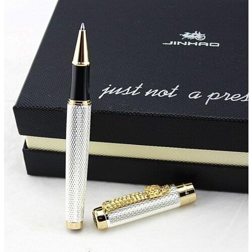 Luxury Eastern Dragon Design Pen Jinhao 1200 Brand Business Office Gift Pens School Writing Stationery Supplies Roller Ball Pen