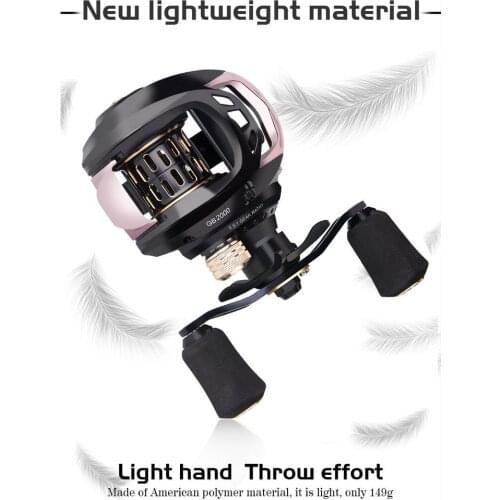 Fishing Reel Water Drop Wheel 5:6 Gear Ratio High Speed 6+1 Ball Bearings Reel Super Long Casting Fishing Saltwater Fishing Tool