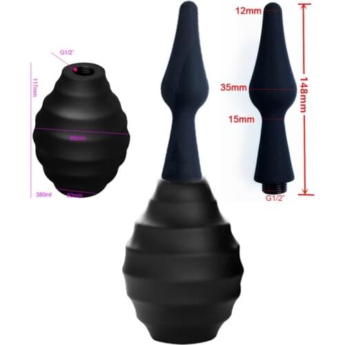 Wetips Silicone Douche Klisma Anal Bulb Enema Shower Douchette WC Douche Bulb Travel Portable Anal Ducha Bidet Sprayer