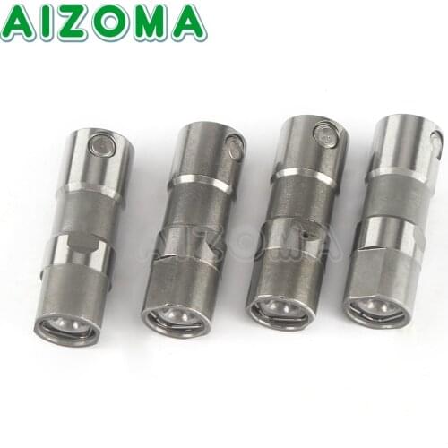 Steel Roller Lifter Tappets For Harley Twin Cam Engine 1999-2016 Dyna Touring Iron Sportster 883 1200 4pc Steel Hydraulic Lifter
