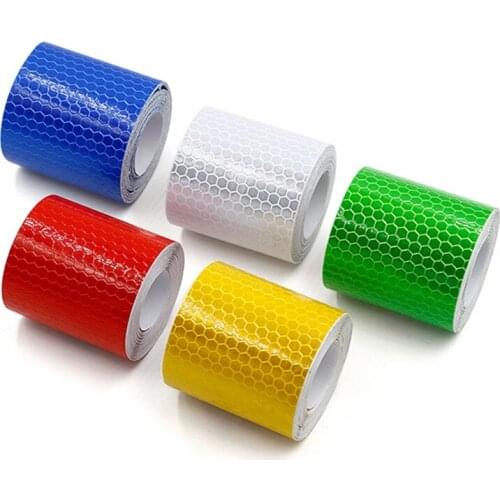 5cm*100cm Car Reflective Tape Decoration Stickers Car Warning Safety Reflection Tape Film Auto Reflector Sticker on Car Styling