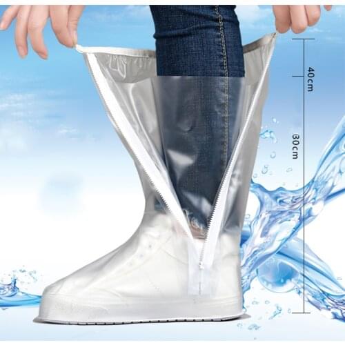 Water Proof Shoe Cover Practical on Rainy Days Overlays for Shoes Unisex High Rubber Shoe Cover Reusable
