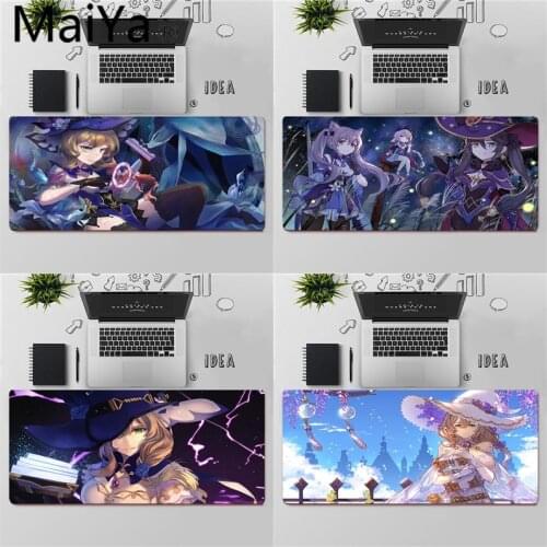 Maiya Top Quality Genshin Impact Lisa Unique Desktop Pad Game Mousepad Free Shipping Large Mouse Pad Keyboards Mat