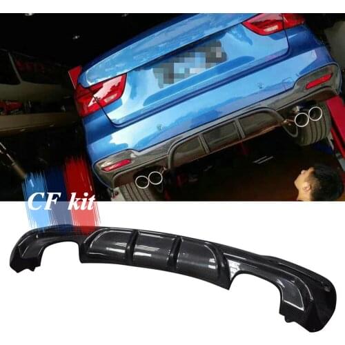 CF Kit Real Carbon Fiber Rear Diffuser For BMW 3GT F34 M-Tech 4 Door 2014-2017 M Sport Car Styling