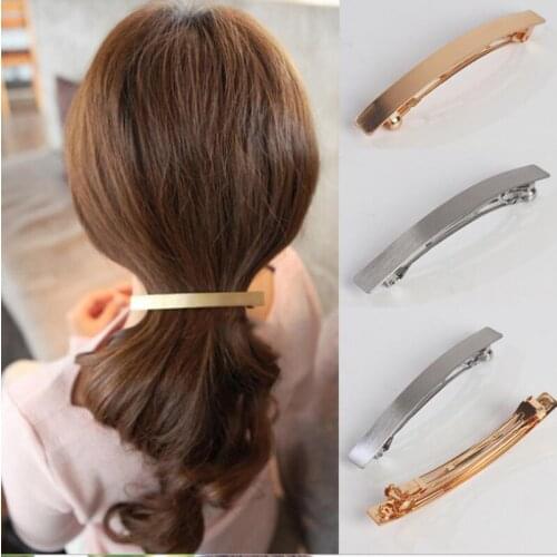 1 PC Metal Long Strip Hairpins Women Hair Clips Barrette Bobby Pins Girls Hairgrip Hair Accessories Headdress Hot Sale T0331
