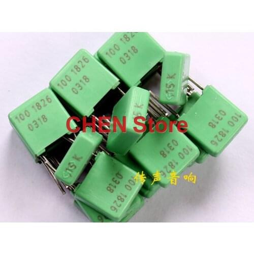 20PCS/50PCS Vishay ERO MKT1826 154/100V P5MM green Audio film capacitor ERO1826 0.15uF/100v Copper MKT 1826 100V 0.15UF 150nf