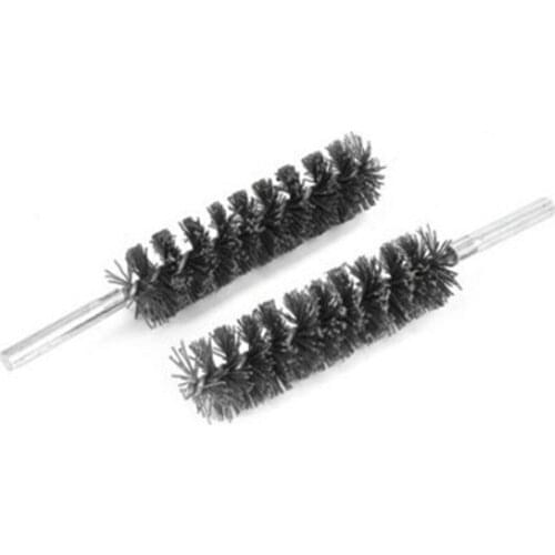 2pcs 30mm Brush Dia 17cm Length Steel Wire Pipe Tube Sweeping Chimney Brushs