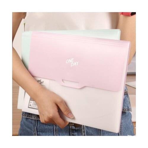 4 Layer Document Bag Expanding File Folder Organizer Folder for Documents A4 Paper