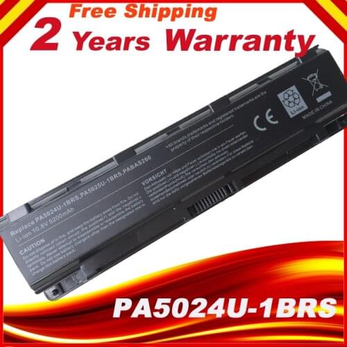 PA5024U Laptop Battery For Toshiba Satellite C800 C850 C870 L800 L830 L850 L855 L870 PA5025U PA5024U-1BRS PABAS260