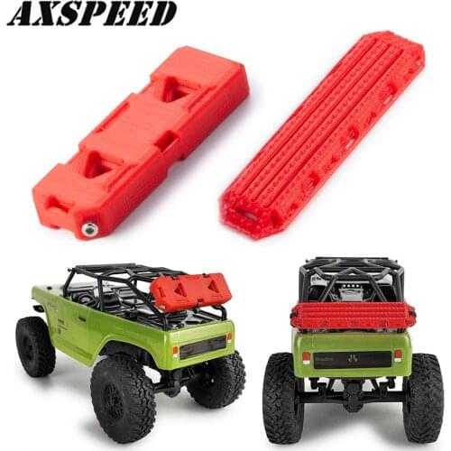 AXSPEED 1:24 RC Car Anti-Skid Plate Sand Ladders Escape Board Climbing Car Skid Plate Oil Pot Tools for Axial SCX24 90081 Parts
