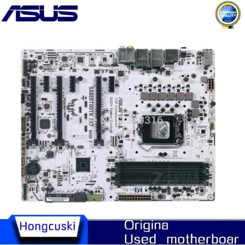 No protective cover For ASUS SABERTOOTH Z97 MARK S original motherboard Socket LGA 1150 DDR3 Z97 SATA3 USB3.0 Motherboard