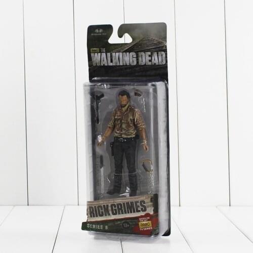 5" 13cm NECA The Walking Dead Rick Grimes Figure Toy AMC TV Series PVC Action Figurine Model Collectible Gifts for KIds