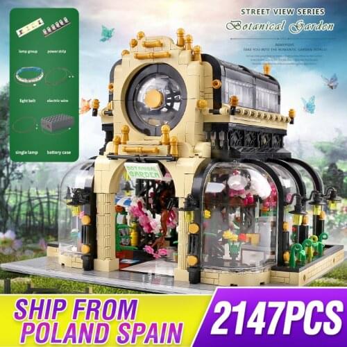 Mould King 16019 City Buildings Sets the Botanical Garden Shop Modular Buildings Blocks City Street View Bricks Toys for Kids