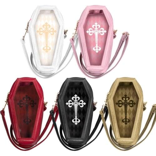 Gothic Banpaia Vampire Coffin Transparent Ita Bag OB11 Bjd Doll Lolita Girl Kawaii Storage Box Itabag Shoulder Bag